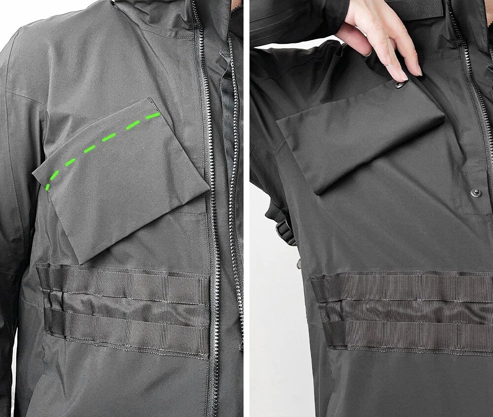 DETACHED POCKET –––

Thường có thiết kế cũng tương tự như Detached Entry pocket tuy nhiên Detached pocket có phần đáy không may dính vào thân Áo/Quần, tách rời hoàn toàn với thân Áo/Quần. Kiểu túi này cho phép vật dụng trong túi có thể tự do di chuyển theo chiều lực hút Trái Đất trong quá trình vận động, giảm bớt lực trì của vật lên thân Áo/Quần (Khuyến cáo nhỏ là đa số thời gian sử dụng thiết kế có kiểu túi này, bạn có thể bị đau tim đột ngột khi không cảm giác được điện thoại, bóp, chìa khoá, mask…. để ở đâu.)